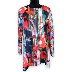 Chelsea + Theodore Abstract Vibrant Jacket Size XL